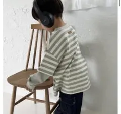 kokokids border layered tops ボーダー　トレーナー