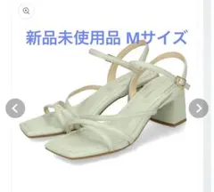 ORiental TRaffic ナローストラップメタリックラインサンダル