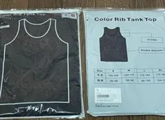 ユニクロ カラーリブタンクトップ ネイビー S 2枚おまとめ