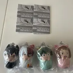 新品未開封　僕のヒーローアカデミア　おくるみますこっとチャーム　4点セット