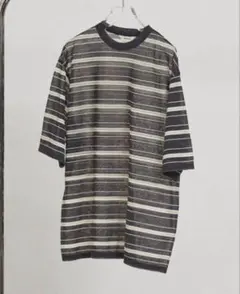 【新品】todayful Sheer Border T-shirt インディゴのサムネイル