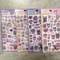 キティ クロミ ボンボンドロップシール 4点セット 海外正規品