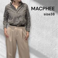 2026年最新】MACPHEE レディース 長袖 シャツ・ブラウスの人気アイテム