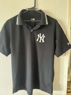 New Era New York Yankees ポロシャツ ブラックのサムネイル