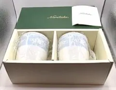 NORITAKE（ノリタケ） マグカップ ペアセット レースウッドゴールド