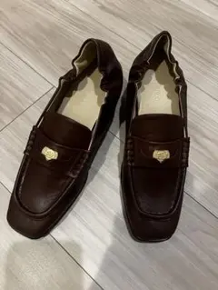 MOUSSY ローファー ブラウン Sサイズ