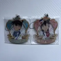 名探偵コナン　工藤新一　毛利蘭　ストラップ　セット　限定品