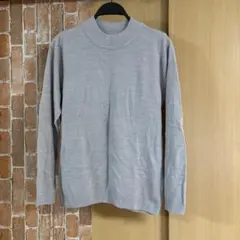 studioCLIP グレー 長袖ニット