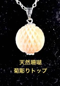 珊瑚/赤サンゴ/さんご/ペンダント/トップ/ネックレス/ Ｐー039のサムネイル