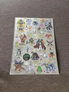 【希少】デジモンアドベンチャーぼくらのウォーゲーム！　シール(A4サイズ)