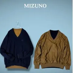 ミズノ グランドモナーク リバーシブル プルオーバー 全天候型ゴルフウェア L