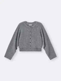 GU パフニット2ピースカーディガン 06 GRAY Mサイズ