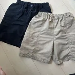 UNIQLO ベージュ ハーフパンツ 130 水陸両用ギアショートパンツ