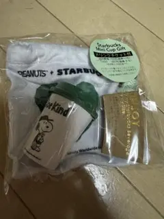 新品⭐︎スターバックス スヌーピー ミニカップギフト 巾着ポーチ タンブラーのサムネイル