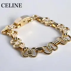 【極美品】CELINE 3連サークル　ブレスレット　ゴールド　vintege 極美品】CELINE 3連サークル ブレスレット ゴールド vintege - メルカリ