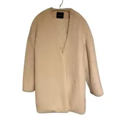 titivate|フェイクファーVネックコート