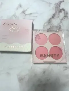 FAMOTY Candy Floss パウダーチーク 4色セット