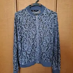 ZARA レース ジップアップブルゾン Mサイズ