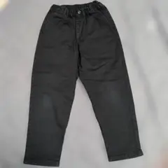 【130cm】gu 黒長ズボン