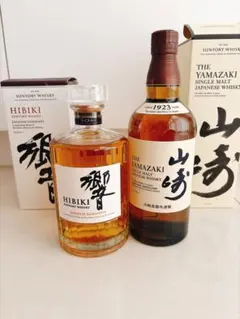 希少】響 JAPANESE HARMONY & 竹鶴 ピュアモルト 2本セット - メルカリ