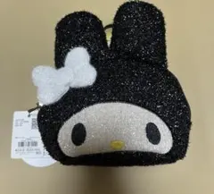 ハローキティ ぬいぐるみ中 黒 シルバー 箱根大涌谷 サンリオ レア