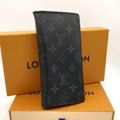 ルイヴィトン モノグラム エクリプス ポルトフォイユ ブラザ ブラック