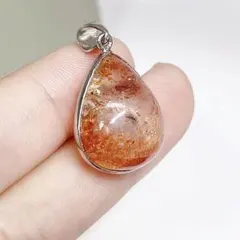 サンストーン　ペンダントトップ　ネックレス　日長石　天然石　【超美品】8