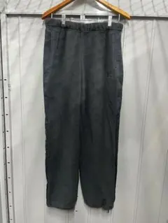 ユニクロ ニードルズ グレー フリースパンツ 刺繍デザイン