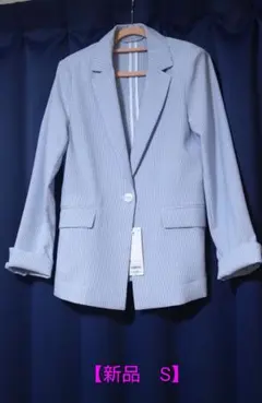 【新品S】GUシアーサッカージャケット