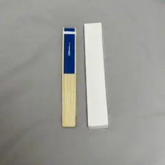 JO1 × adidas アルペン アディダス ロゴ入りカラー扇子 青 川尻蓮