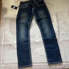 【新品】TRUE RELIGION ストレートデニムパンツ 30サイズのサムネイル