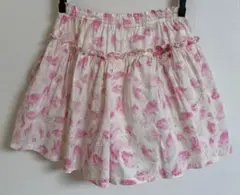 【お値下げ】タルティーヌ エ ショコラ 【130】キュロットスカート　ピンク