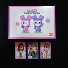 TWICE LOVELY ラブリー プラモデル ピンク トレカ付