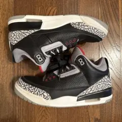 ジョーダン3 セメント　 Air Jordan 3 ブラック/グレー/レッド