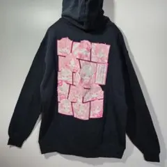 ひきこもりたちでもフェスがしたい　2018　フーディー　パーカー　XL　デカロゴ