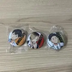 影山飛雄 孤爪研磨 赤葦京治 缶バッチ 缶バッジ3個セット
