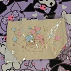 リトルツインスターズ　帆布トートバッグ　ブルボン