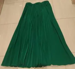 【美品】JAYRO プリーツロングスカート　グリーン