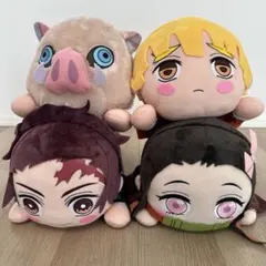 鬼滅の刃 メガジャンボ寝そべりぬいぐるみ 4体セット
