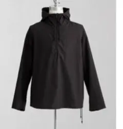 【最終値下げ】LOEFF コットン ブロード フーデッドシャツ UNISEX