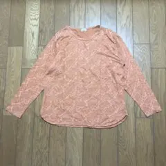 ETROではありません　VOURRE オレンジ ペイズリー　長袖Tシャツ　ロンT