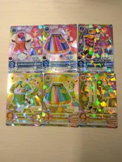 アイカツカード 6枚セット ホログラムデザイン