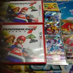 ジャンク。ニンテンドー3DS マリオカート7　2枚