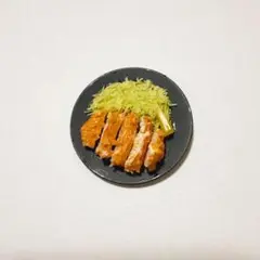 ミニチュア　とんかつ　ハンドメイド　リカちゃん　シルバニア　豚カツ　トンカツ