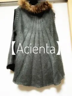 ※11月24日まで【Acienta】ノースリーブチュニック グレー