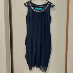 Aimer パーティドレス ネイビー 9号