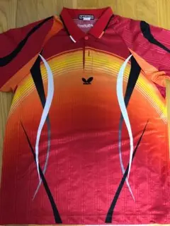 butterfly バタフライ 卓球 ユニフォーム 赤