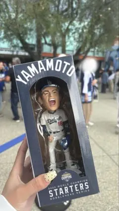 山本由伸 ボブルヘッド ドジャース 2026/9/5配布分 帰国済み - メルカリ