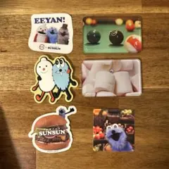 ※最終値下げ【限定シールあり】パペットスンスン　マグネット・シール6点セット