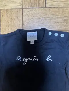agnès b. 黒 長袖Tシャツ 6ヶ月　アニエス